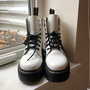 Dr.  marten white jadon boot